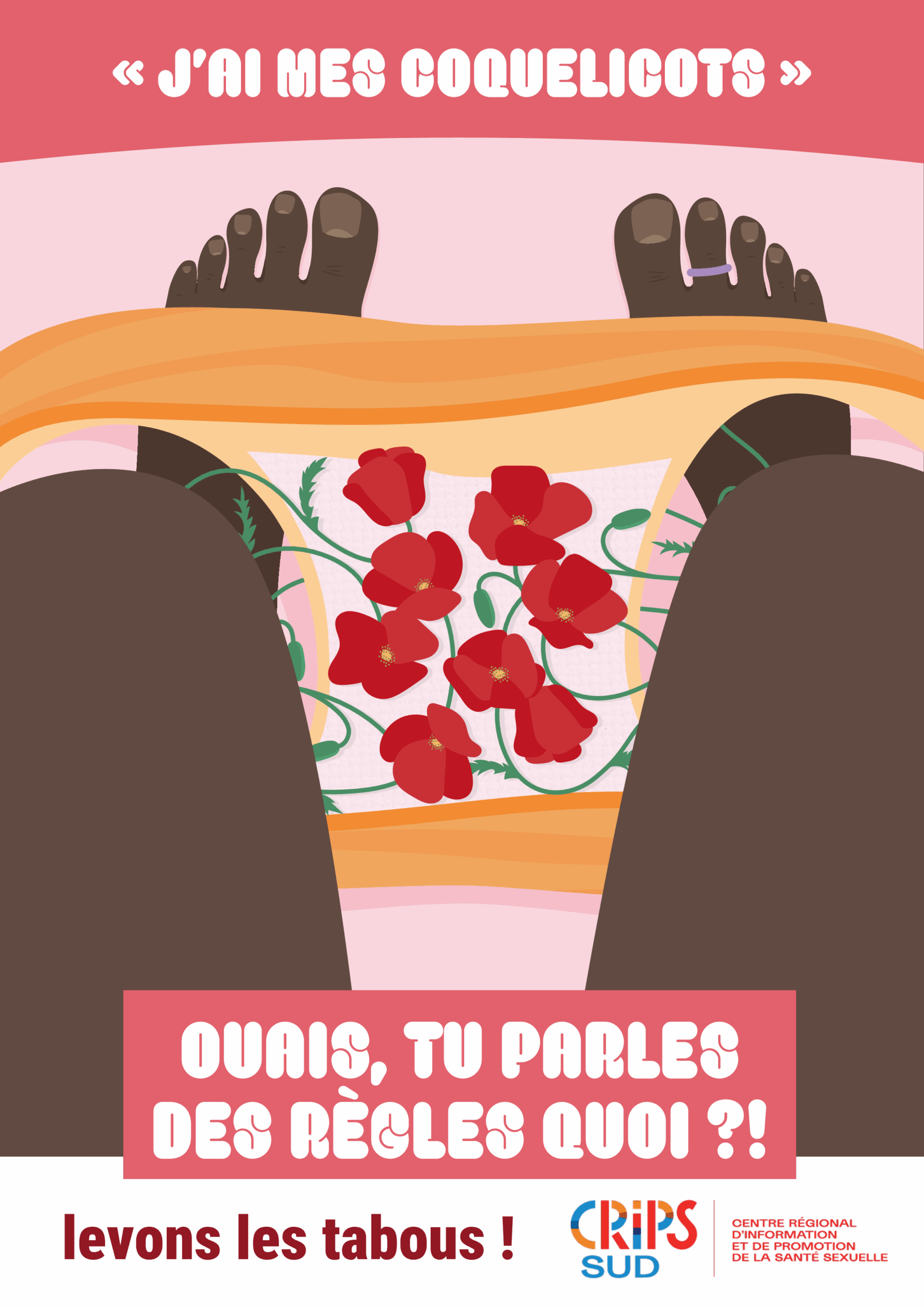 Affiche J'ai mes coquelicots